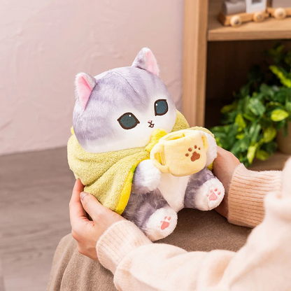 Mofusand｜Fluffy Poncho Hoodie Naughty Dinosaur Plush Dolls/Plush Toy｜225×195×260mm approx.
