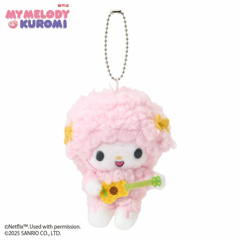 Sanrio｜Netflix Original Anime My Melody &amp; Kuromi Collection Mascot Holder /Plush Keychain｜W8.5 x D6 x H10cm approx.
