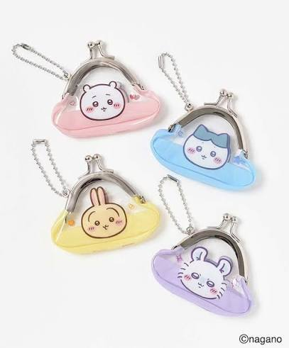 chiikawa｜Flake Stickers with Mini Purse keychain｜10 piece