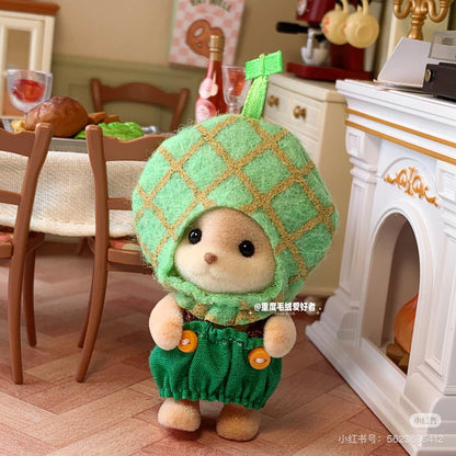 【还有补货，限购1】SylvanianFamilies森贝儿家族｜MELON CHERRY PINEAPPLE BABY TRIO FAN CLOUB CALICO CRITTERS 水果宝宝三重奏套盒/哈蜜瓜菠萝樱桃