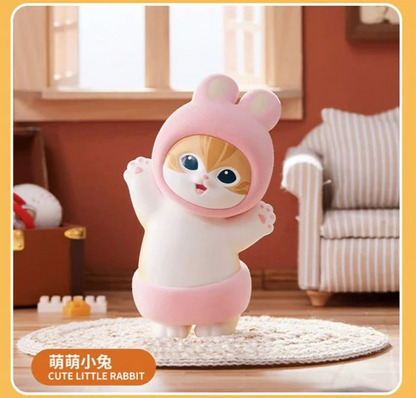 Mofusand Furry Party Series Flocking Figure Toy Blind Box