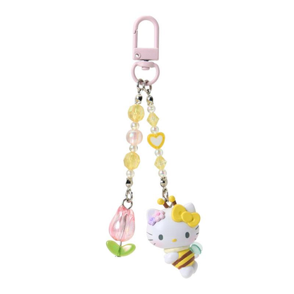 Sanrio｜Flower-Loving Hachi Keychain/Keyring｜40 x 20 x 80mm approx.