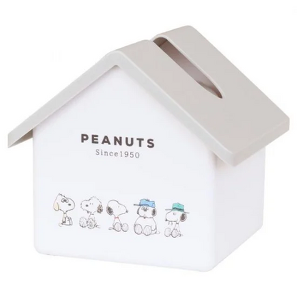 Snoopy史努比｜Peanuts Tissue Case - Snoopy 房子造型纸巾盒/抽纸盒/两面不同图案｜约158×173×160mm