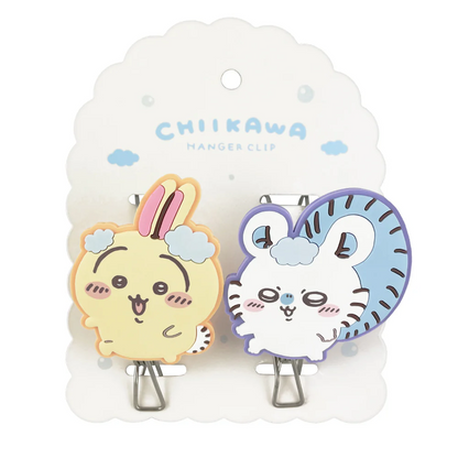 Chiikawa 吉伊卡哇｜可爱角色晾衣夹/晒衣夹/一对｜约H90 x W61mm