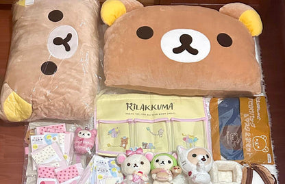 Rilakkuma｜San-X Plush Doll Rilakkuma Super Mochi Mochi Hug Cushion ｜約35x53x12cm