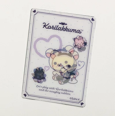 Rilakkuma｜San-X Lenticular Sticker - Korilakkuma｜80×57mm approx.