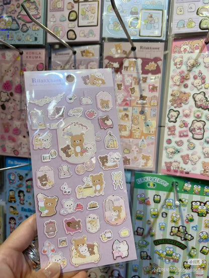 Rilakkuma｜Sheet Sticker｜200×95mm approx.