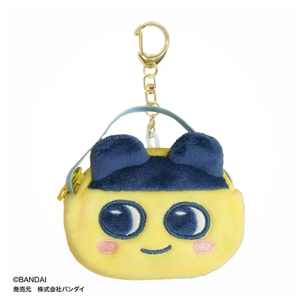Tamagotchi｜Miniature Pouch Plush Charm Dress-Up Bag Charm Keychain｜W70×H50×D20 mm approx.