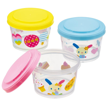 Sanrio｜Usahana Food Storage Containers/Lunch Boxes｜240ml x 3