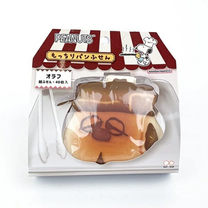 Snoopy史努比｜Peanuts Die-cut Sticky Notes / Bread可爱角色软软面包手感脸型便签本｜40枚入