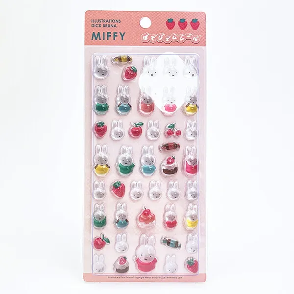 Miffy｜Plump Gem Sticker｜91×201mm approx.