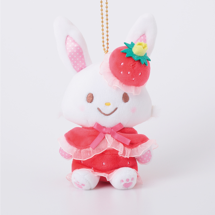 Sanrio｜Strawberry Crown Mascot Holder /Plush Keychain｜H10cm approx.