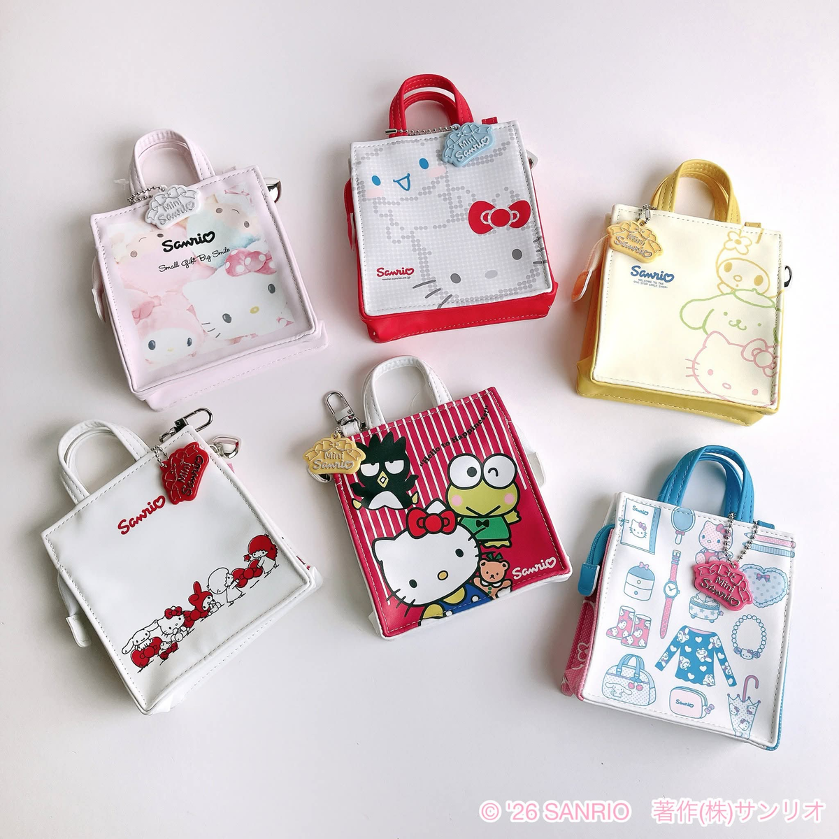 Sanrio｜ Characters Shop Bag Style Pouch｜ W11.5 x D4.5 x H12cm approx.