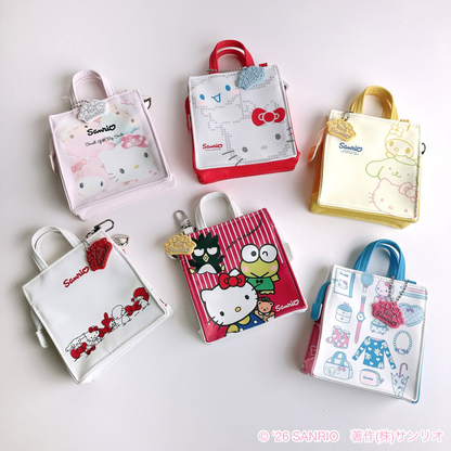 Sanrio｜ Characters Shop Bag Style Pouch｜ W11.5 x D4.5 x H12cm approx.