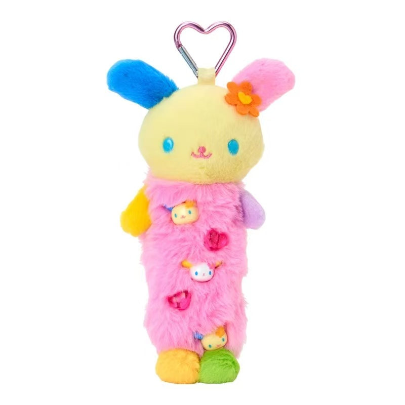 Sanrio｜Tokimeki Pop Beads Heisei Retro Y2K Lip Pouch Charm/Plush Keychain｜14cm x 5cm x 18cm approx.