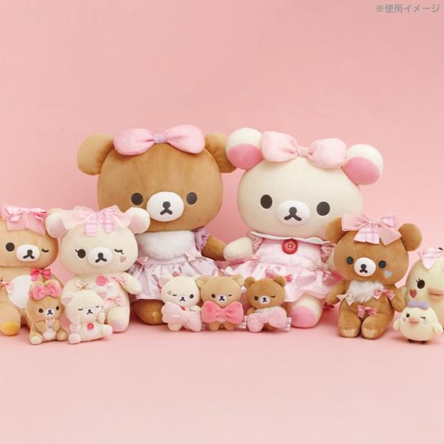 Rilakkuma｜Makeup Rilakkuma Ribbon mini Tenori Plush Dol｜1pcs