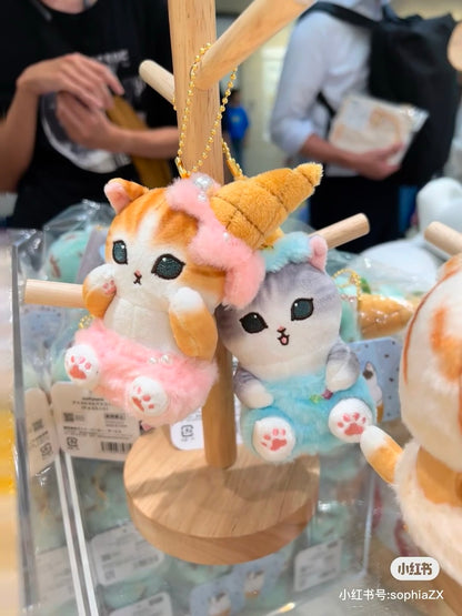 Mofusand｜Mascot Holder - Cat / Ice Cream Nyan Soda｜140×70×90mm approx.