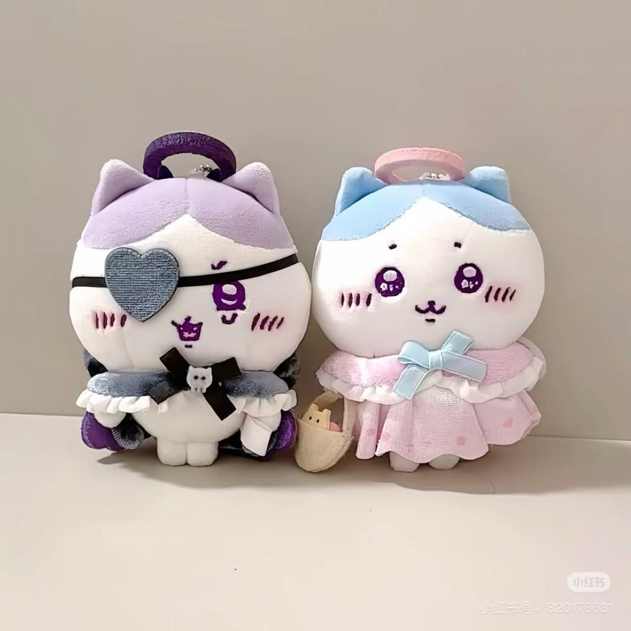 【limit 1】chiikawa｜Angel &amp; Demon Mascot Holder /Plush Keychain｜H120 x W80 x D70mm approx.