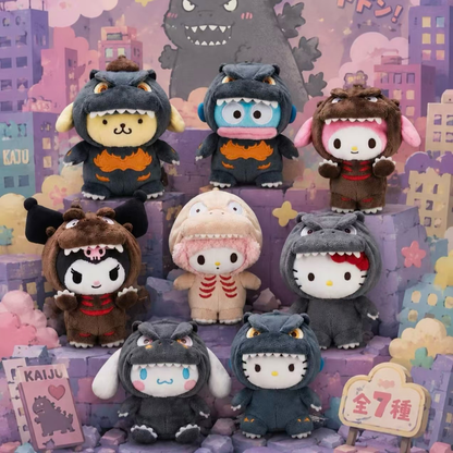 Sanrio｜GODZILLA CHARACTERS Mascot Holder /Plush Keychain｜H10cm approx.