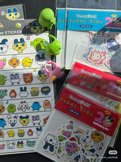 Tamagotchi｜Flake Sticker｜40 piece
