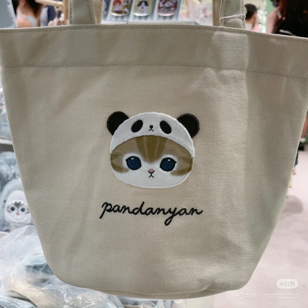 Mofusand｜Mini Tote bag softly (Panda)｜H380 x W300 x D150mm approx.