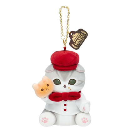 Mofusand｜Mofumofu Bakery Mascot Holder /Plush Keychain｜H150 x W100 x D95mm approx.