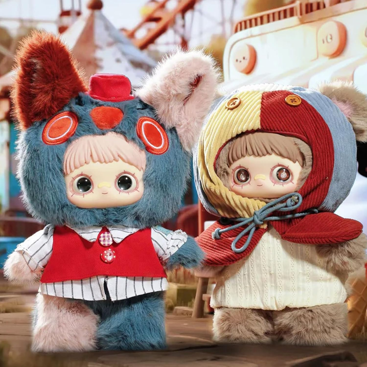 Maymei Forgotten Funfair 400% Series Vinyl Plush Keychain Blind Box