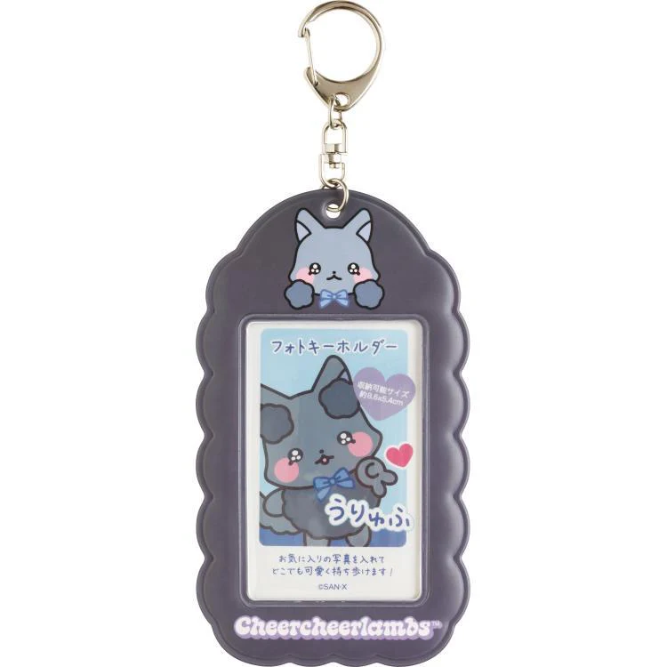 SANX｜Cheer Cheer Lambs Photo Keychain｜ 145 × 85 mm approx.