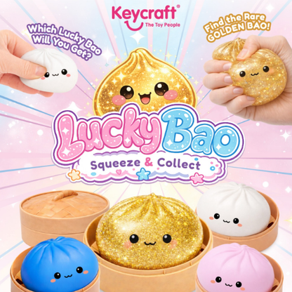 Lucky Bao｜Squeeze&amp; Collect Mystery Squishy Dumpling mystery bag/blind box/All 6 types｜1pc
