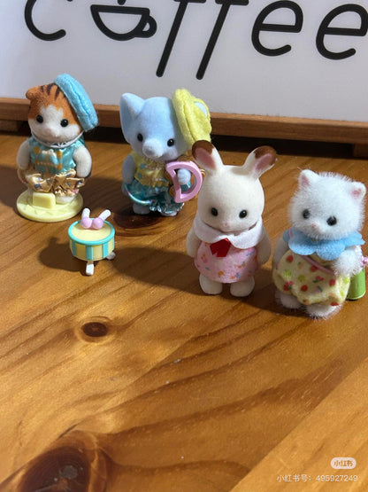 SylvanianFamilies｜Kindergarten Concert-Maple Cat/Flora Rabbit/Elephant 5817