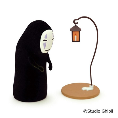 My neighbor totoro｜Doll Collection Kaonashi Lantern Set宫崎骏吉卜力植绒手办摆件｜約: 5.3 x 15.5 x 20.3cm