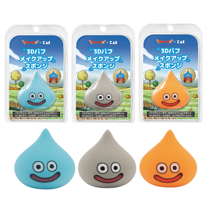 Kai Corporation｜Dragon Quest Slime 3D Puff Slime Beth Makeup Sponge｜770 x 545 x 54 mm approx.