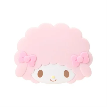 Sanrio｜Characters Flocked Mirror &amp; Comb｜ 12.8×1.6×7.5cm approx.