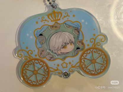 Sanrio三丽鸥｜Secret Custom Acrylic Charm - Prince &amp; Princess Blind Box王子与公主南瓜马车多层亚克力挂件盲盒/全8种｜1枚入
