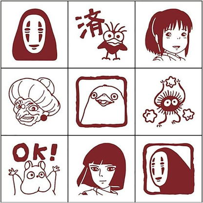 My neighbor totoro｜Check Stamp Set｜W71×H130×D35mm approx.