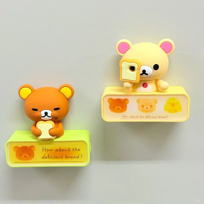 Rilakkuma｜bread series night light fridge magnet blind box/All 6 types｜1pcs