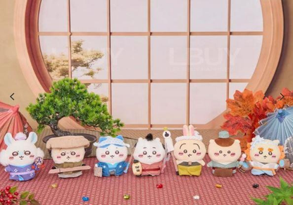 chiikawa｜Edo-style Mascot Holder /Plush Keychain