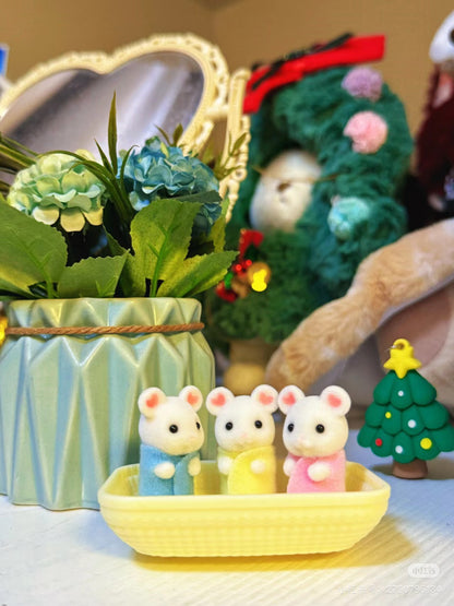 SylvanianFamilies｜Marshmallow Mouse Triplets-5337