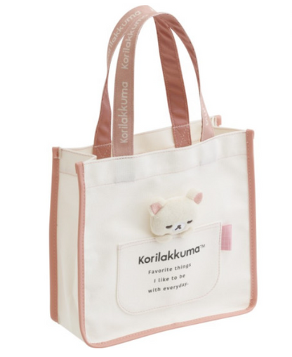 Rilakkuma｜Mini Tote Bag With Plush Mascot｜240×250×100mm approx.
