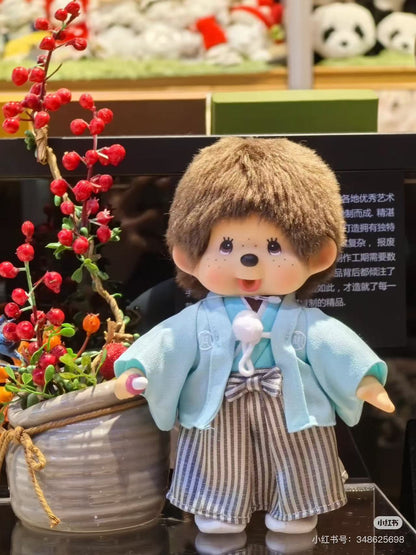 Monchhichi｜Kimono Hakama Boy Plush Dolls/Plush Toy｜H20 x W15 x D6cm approx.
