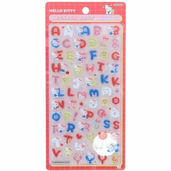Sanrio｜Moji Standard Bonbon Drop Puffy 3D Stickers｜95×170×5mm approx.