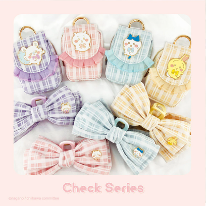 chiikawa｜Check Series Ribbon Hair Clip｜120×170mm approx.