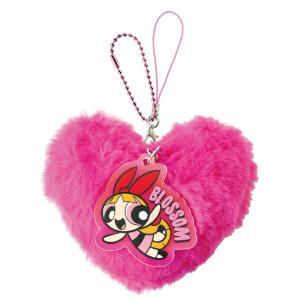 Powerpuff Girls｜First Rap heart Mascot Holder /Plush Keychain｜6.0 x 10.7 x 9.4cm approx.