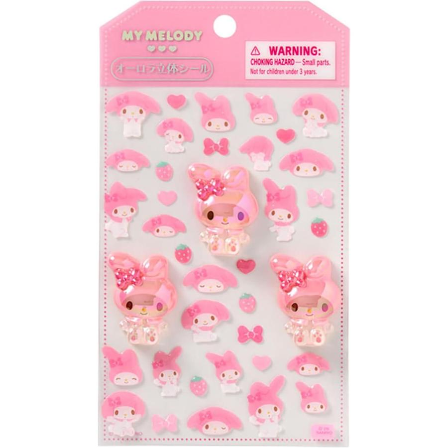 Sanrio｜Aurora 3D Sticker｜9.5×1.3×16cm approx.