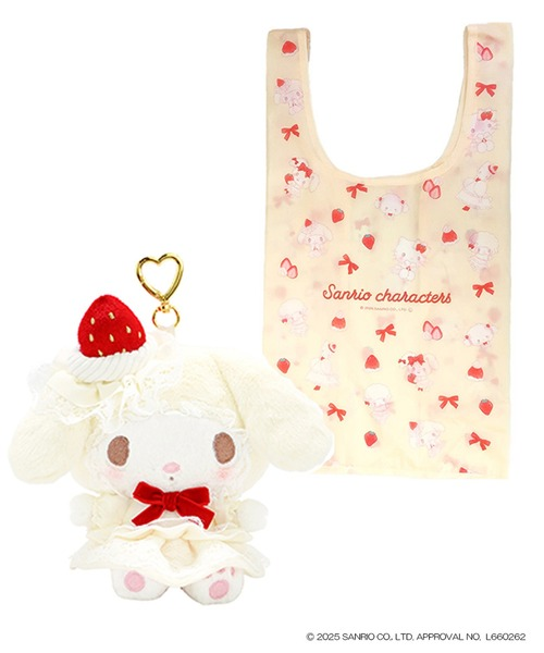 Sanrio｜Sweet Cakes Collection Plush Eco Bag｜12×8×15cm approx.