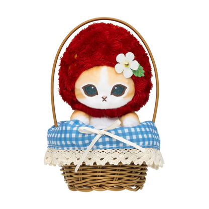 Mofusand｜MERCI STRAWBERRY Basket Red Plush Dolls/Plush Toy｜H160×W110×D90mm approx.