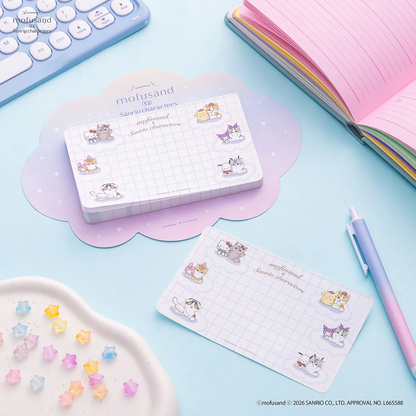 Mofusand｜Sanrio Characters Large Free Space Memo Pad｜100 sheets