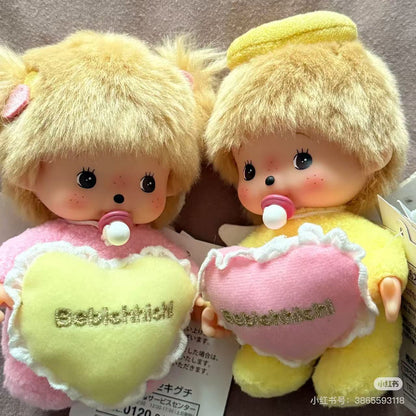 【limit 1】Monchhichi｜Love Happy Angel Bebichhichi Plush Doll｜ S/16 x 10 x 7cm approx.