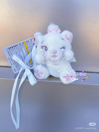 Disney迪士尼｜东迪Marie玛丽猫系列毛绒玩偶挂件/包挂