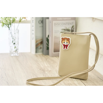 Mofusand｜Bear Face Exhibition Acrylic Pin Badge｜59×49mm approx.